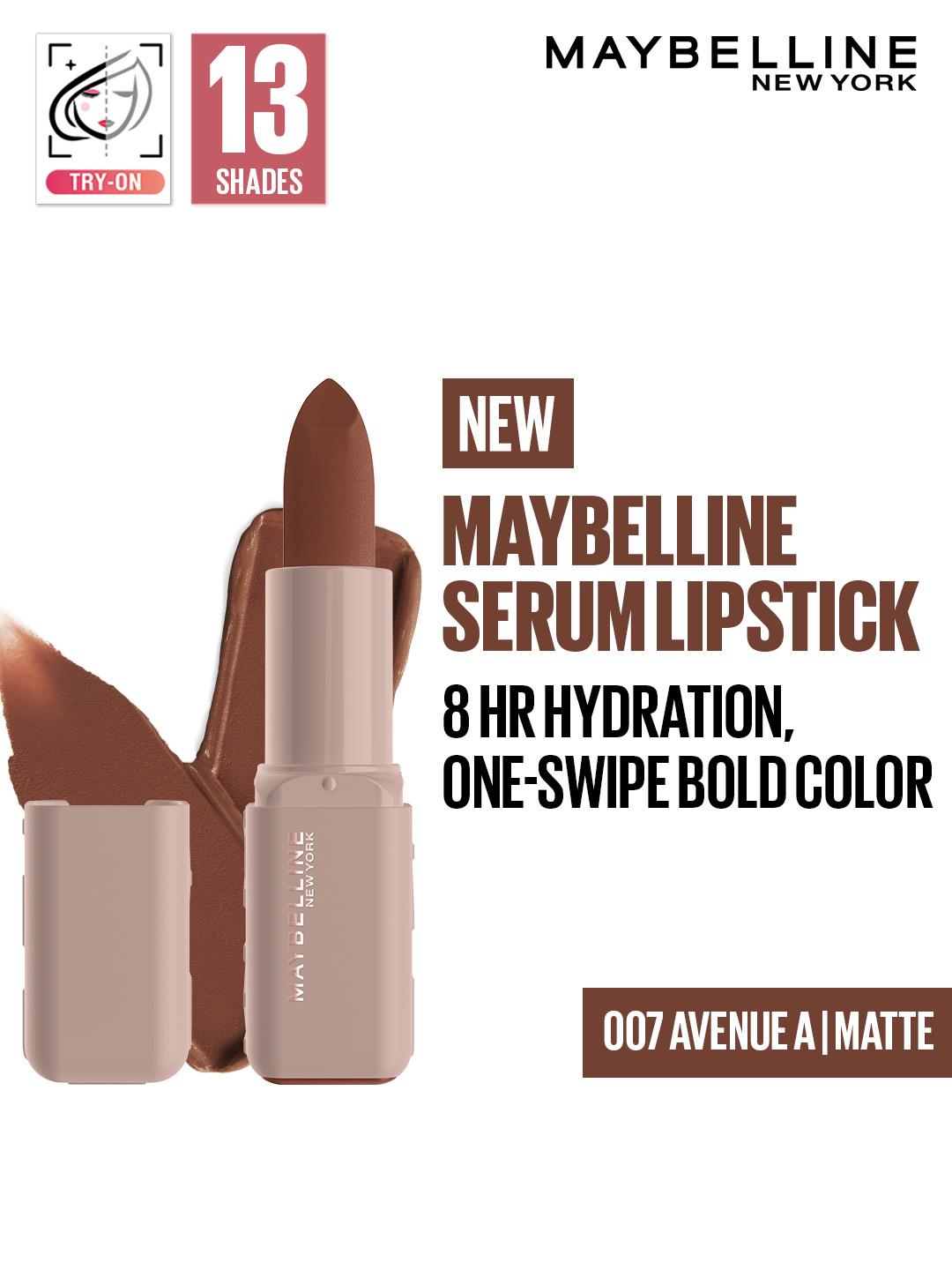 Buy Maybelline New York Matte 8Hr Serum Lipstick Avenue A 007 - - Personal Care for Women