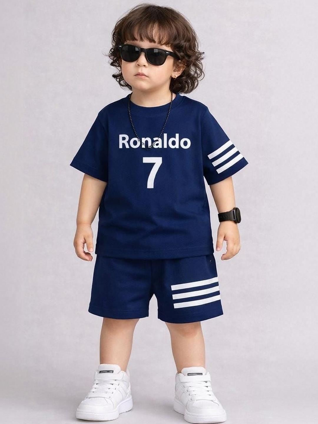 Kiditude – Unisex Kids Printed T-shirt with Shorts (Girls)
