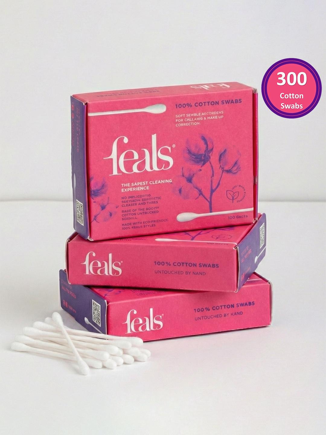 Buy FEALS Cotton Ear Buds 100 Pcs - - Personal Care for Unisex Kids