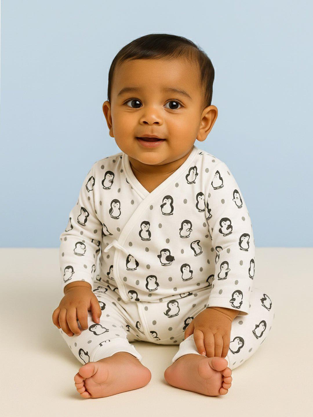 Buy The Mom Store Infant White Printed Pure Cotton Rompers - - Apparel for Unisex Kids