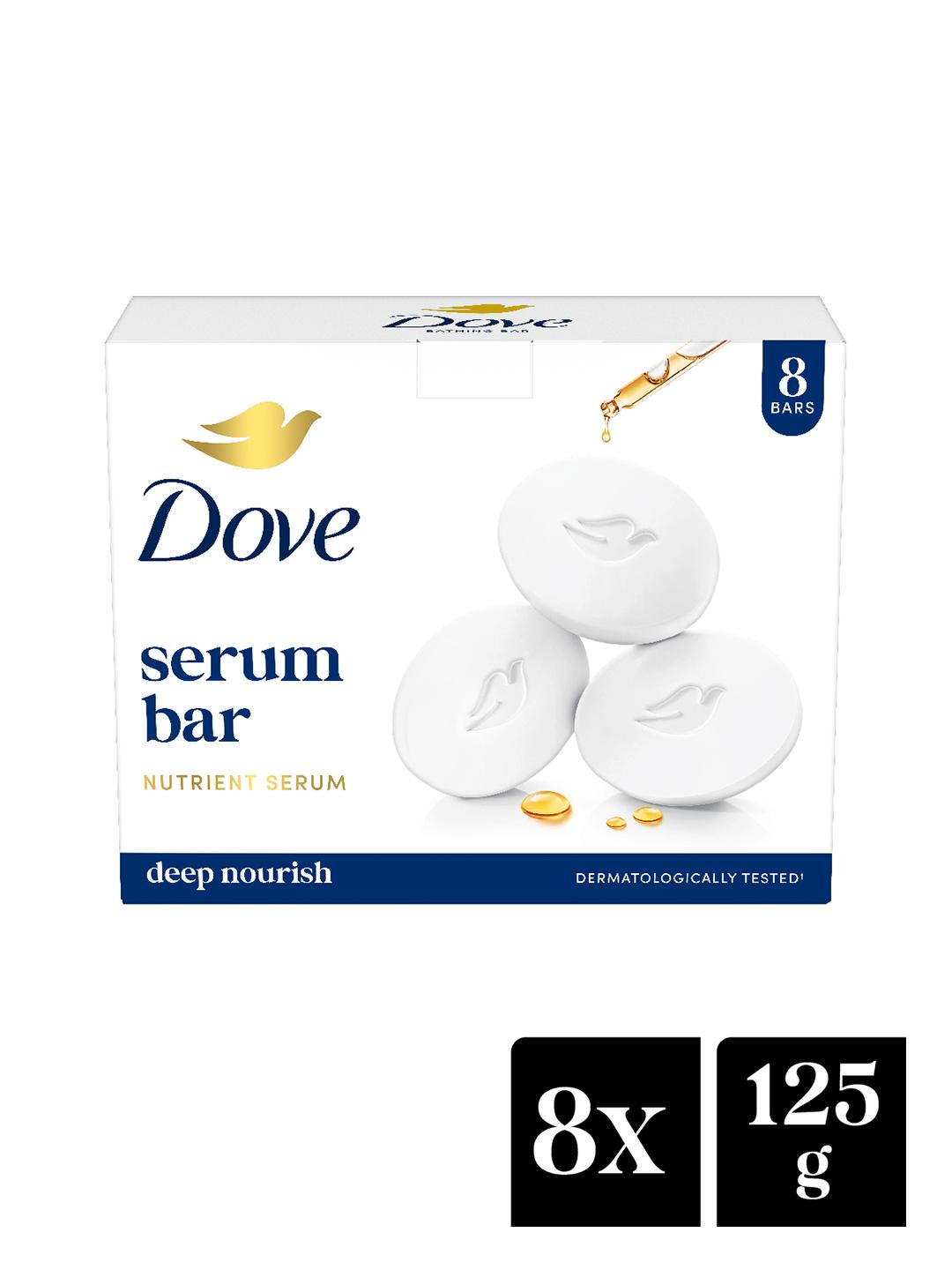 Buy Dove Set Of 8 Serum Bar With Nutrient Serum   125 G Each -  - Personal Care for Women