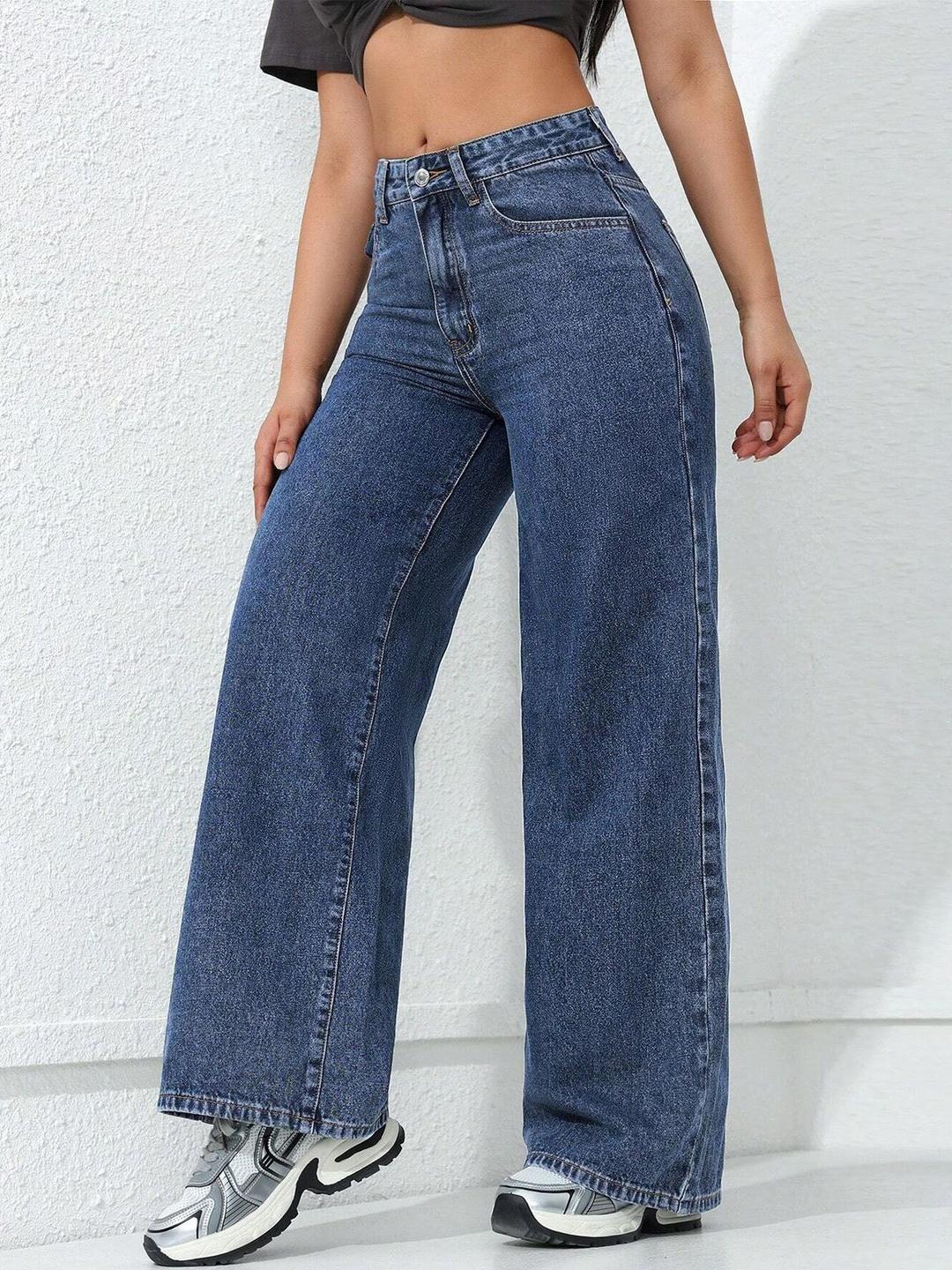 Buy AUSK Women Comfort Regular Fit High Rise Light Fade Stretchable ...