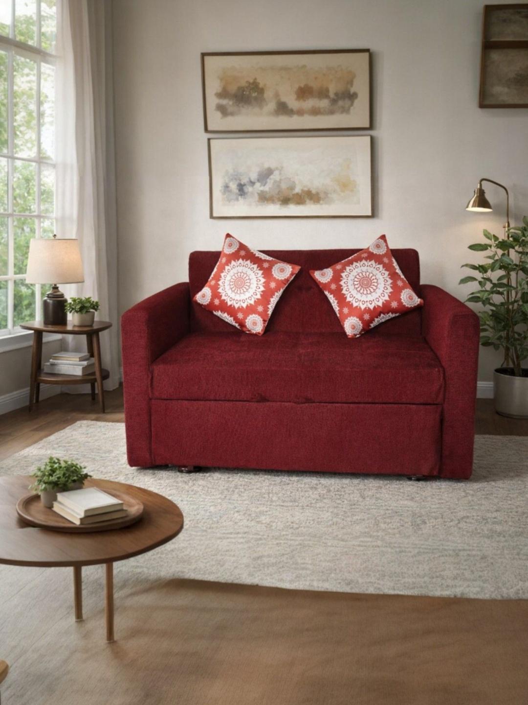 Buy Solis Primus Comfort For All Maroon Inflatable Sofa & Bed ...