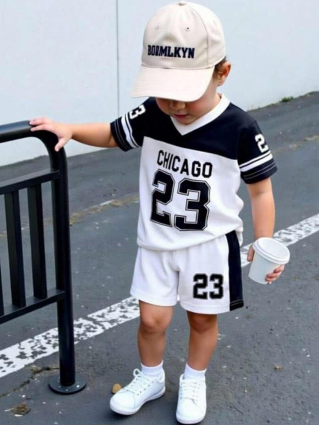 ELPIXIE FASHION – Unisex Kids Printed T-shirt with Shorts (Girls)