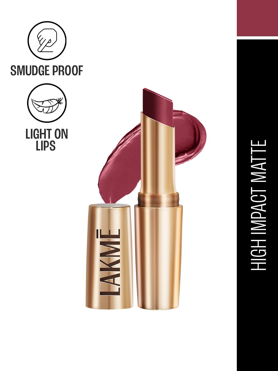 Buy Lakme 9to5 Powerplay Priming Matte Lipstick With Vit E Lasts 16Hr 3.6g MP5 Maroon Mix - - Personal Care for Women