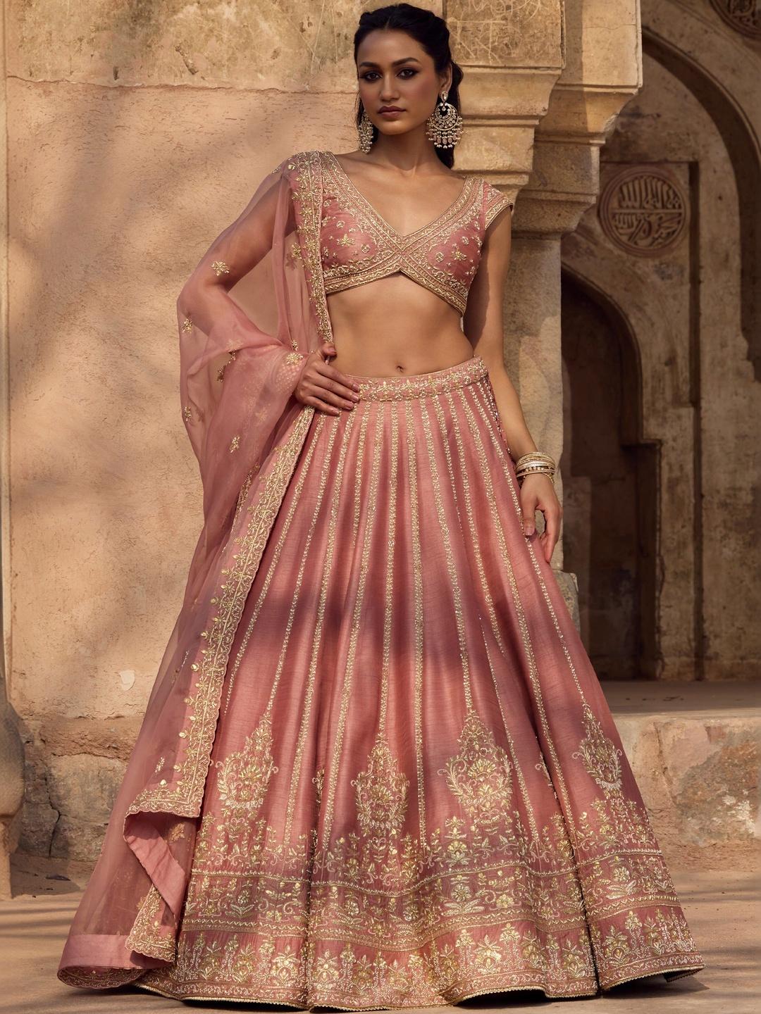 JIHU CULTURE – Ready to Wear Lehenga Blouse With Dupatta