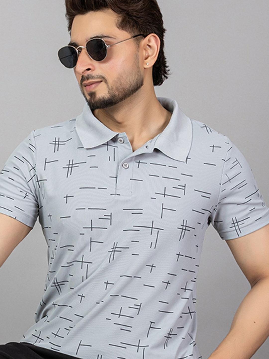 Buy TRIUS Men Printed Polo Collar T Shirt - Tshirts for Men 39329642 ...