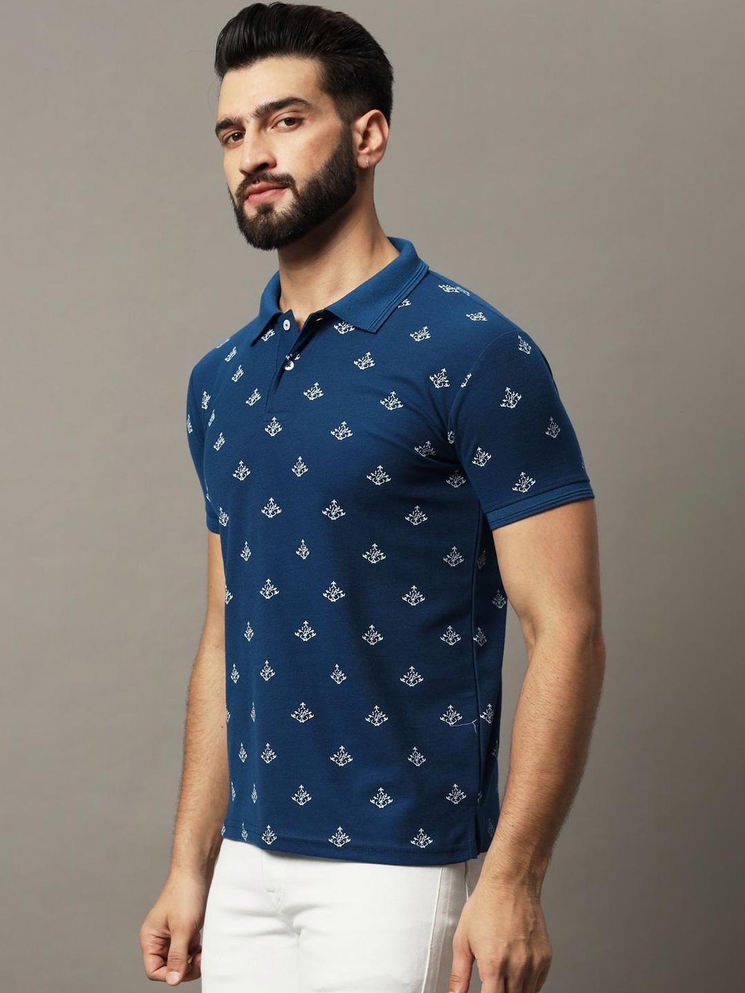 Buy SZN Men Printed Polo Collar T Shirt - Tshirts for Men 39338844 | Myntra