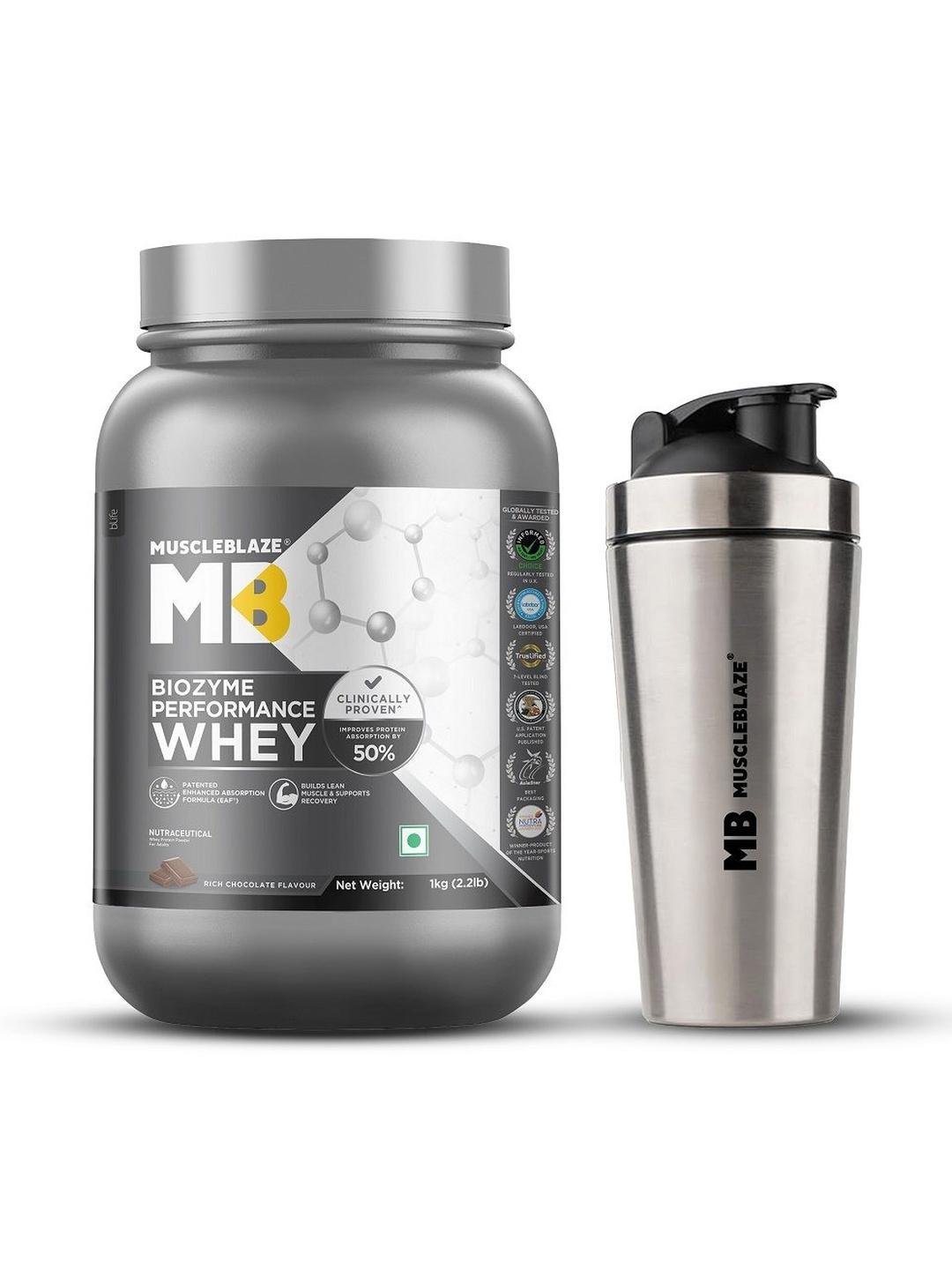MuscleBlaze Biozyme Rich Chocolate 1kg