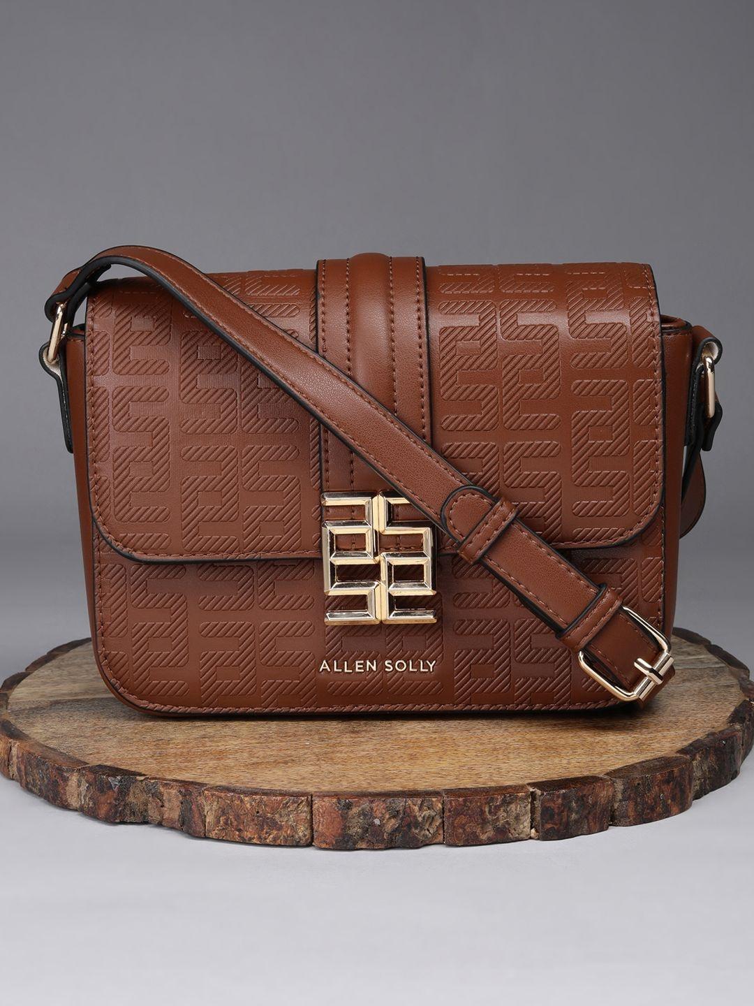 Buy Allen Solly Woman Textured PU Sling Bag - Handbags for Women ...