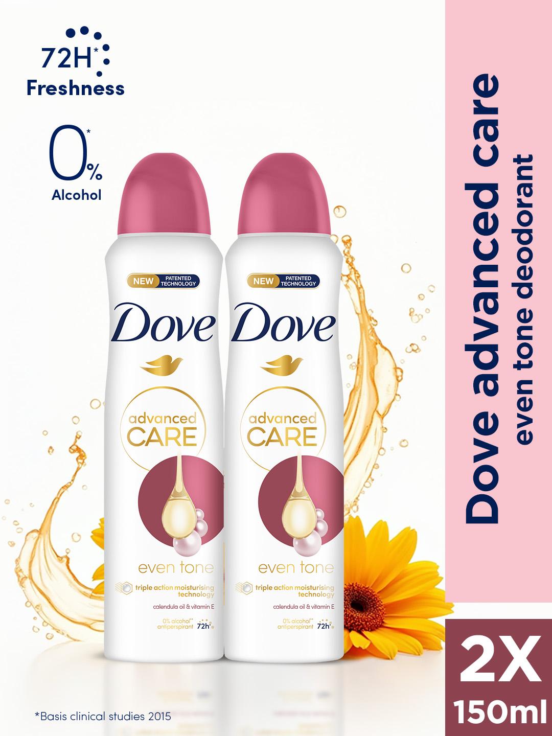 Buy Dove Women Set Of 2 Eventone Anti Perspirant Deodorant 150 Ml Each - - Personal Care for Women