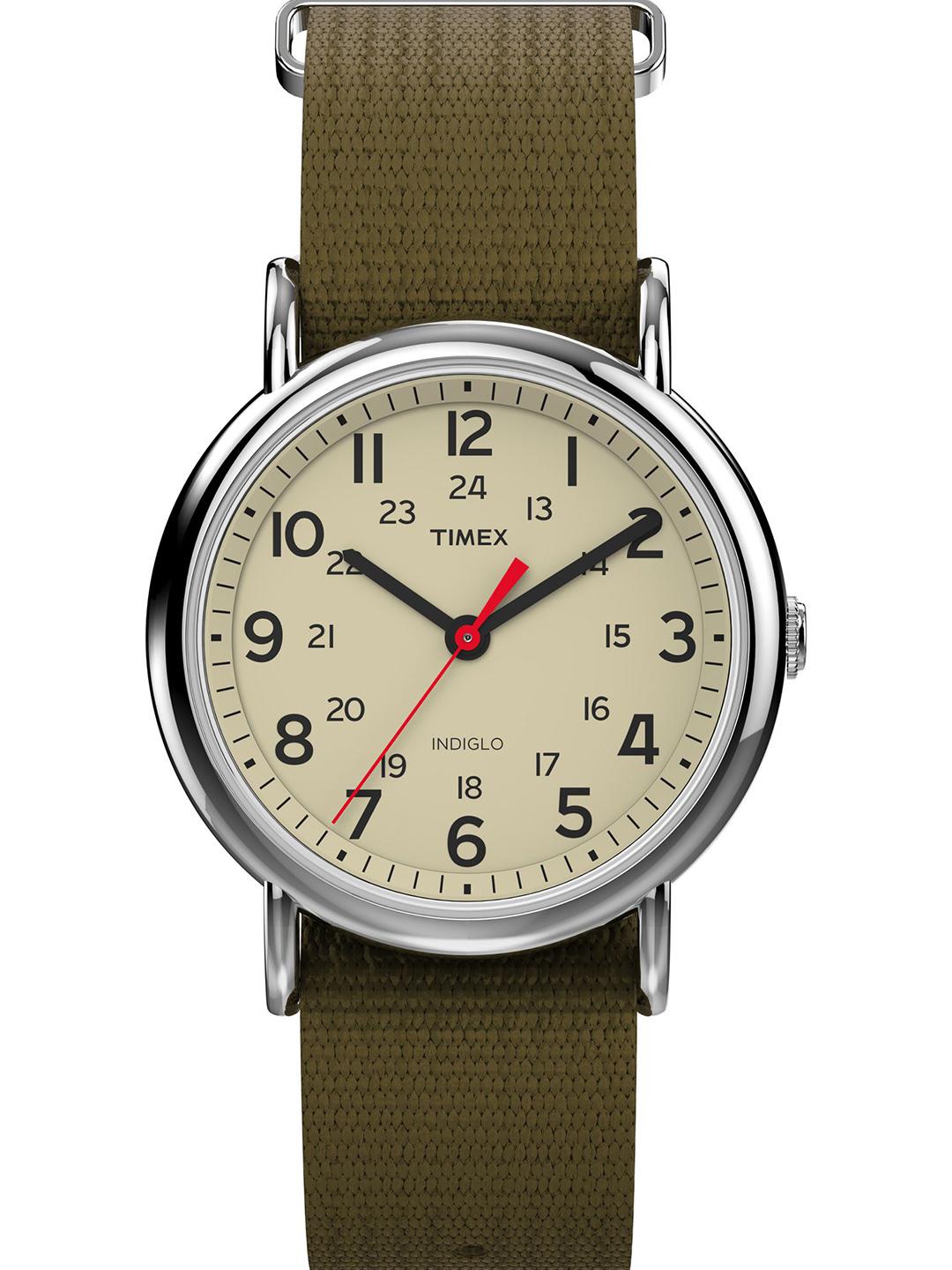 Buy Timex Indiglo Unisex Cream Coloured Analogue Watch T2N651 - - Accessories for Unisex