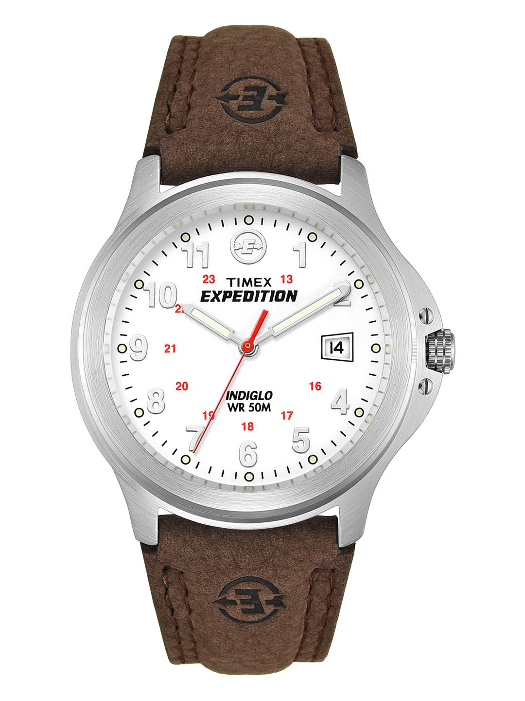 Timex Expedition Round 40mm White Dial Men's Watch T44381E6