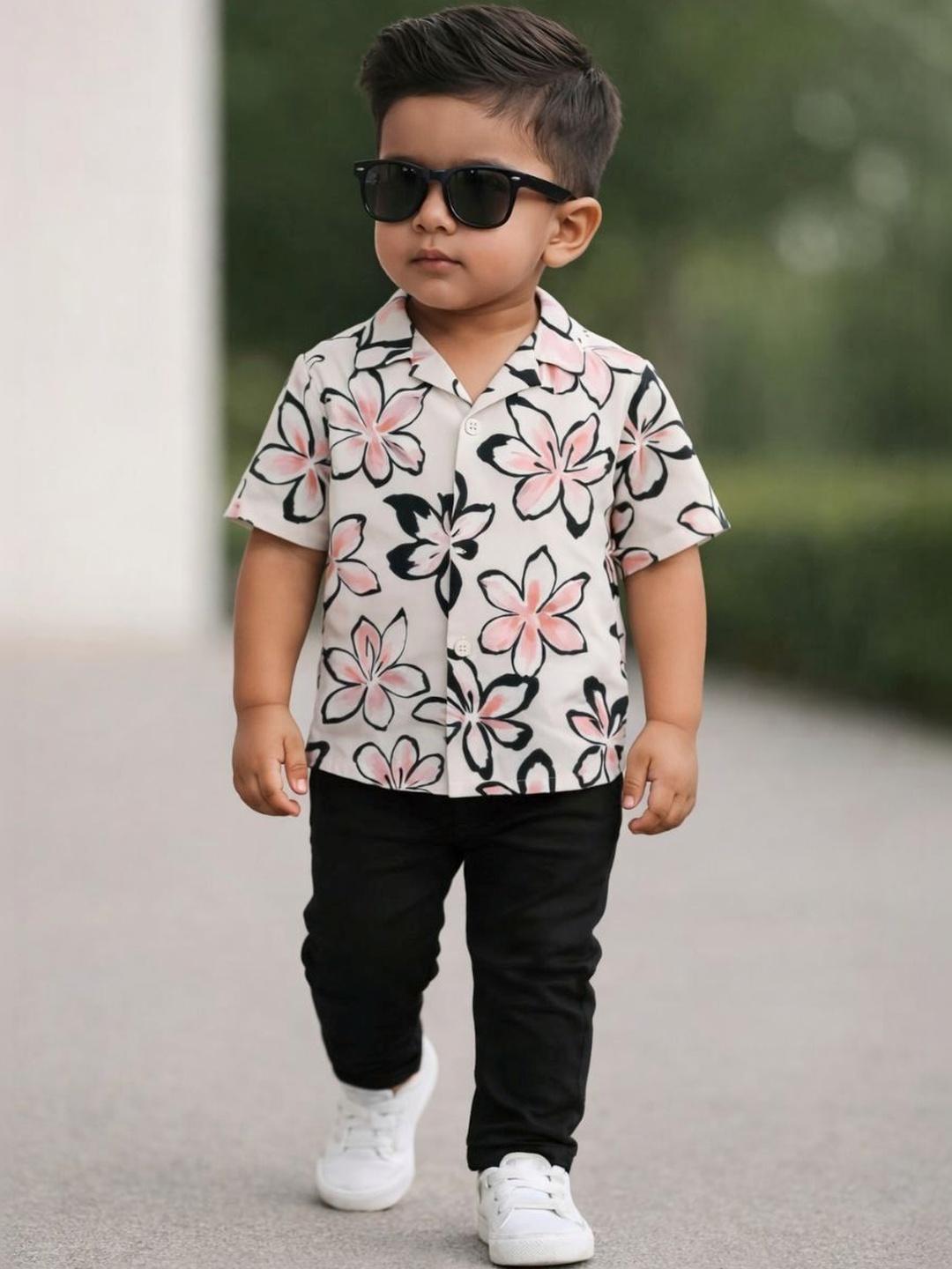 Fastdeal Collection Buy FASTDEAL Boys Printed Shirt With Trousers - Clothing Set for Boys ...