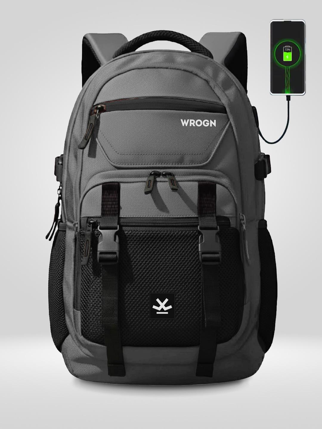 Buy WROGN Unisex Brand Logo Backpack - - Accessories for Unisex