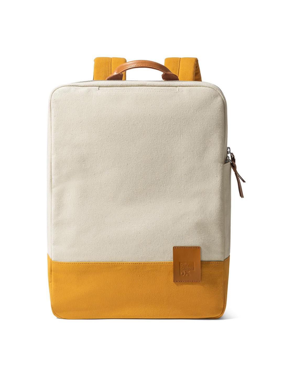 DailyObjects Ivory Mustard 9-To-Backpack