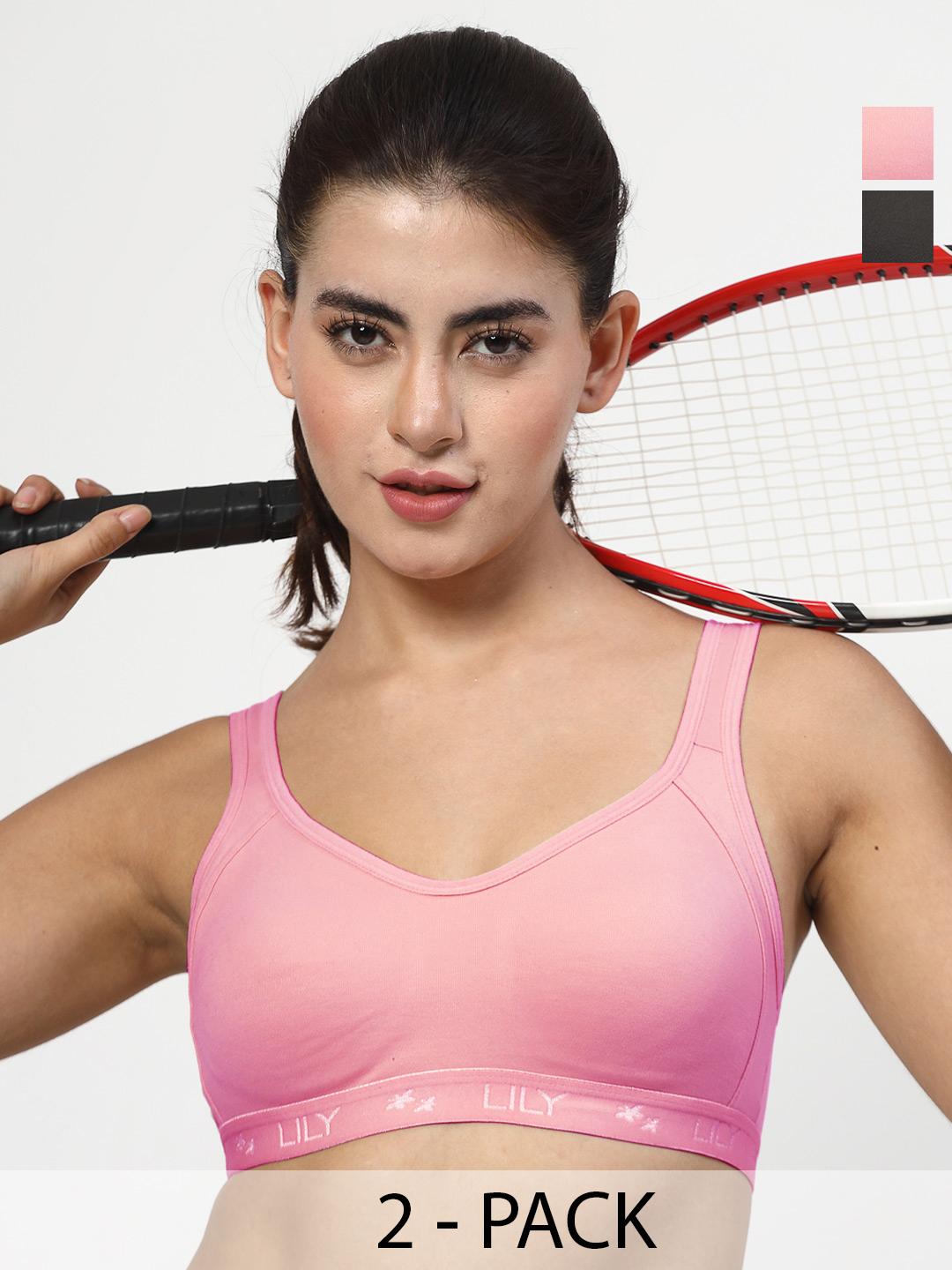 Buy LILY Pack Of 2 Full Coverage Workout Bra -  - Apparel for Women