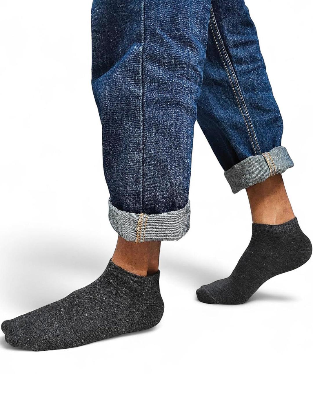 Buy MJE Men Cotton Blend Assorted Shoe Liners Socks -  - Accessories for Men
