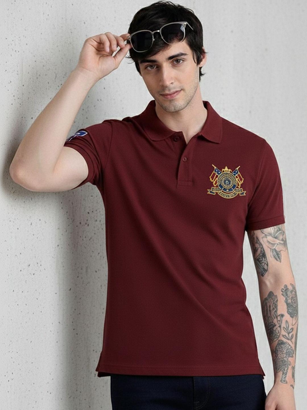 Buy SZN Men Printed Polo Collar T Shirt - Tshirts for Men 39609880 | Myntra