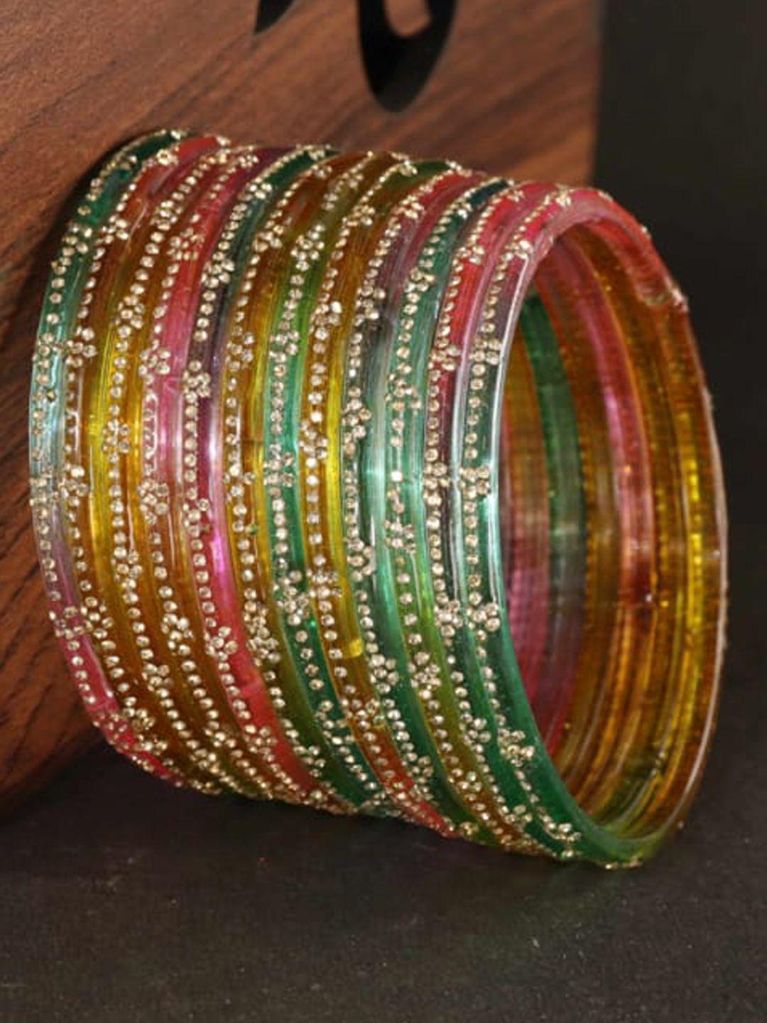 Buy STYOLLO Set Of 12 Stone Studded Bangles - Bangle for Women 39655126 ...