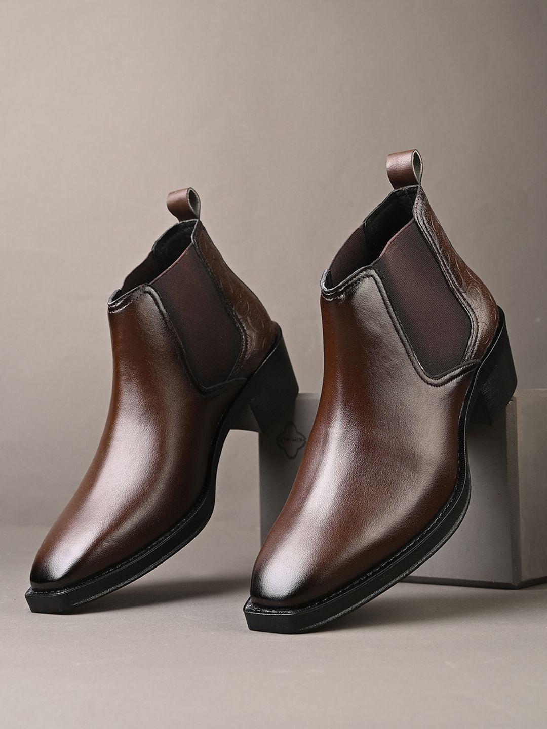 Buy The Roadster Lifestyle Co Men Round Toe Chelsea Boots - - Footwear for Men