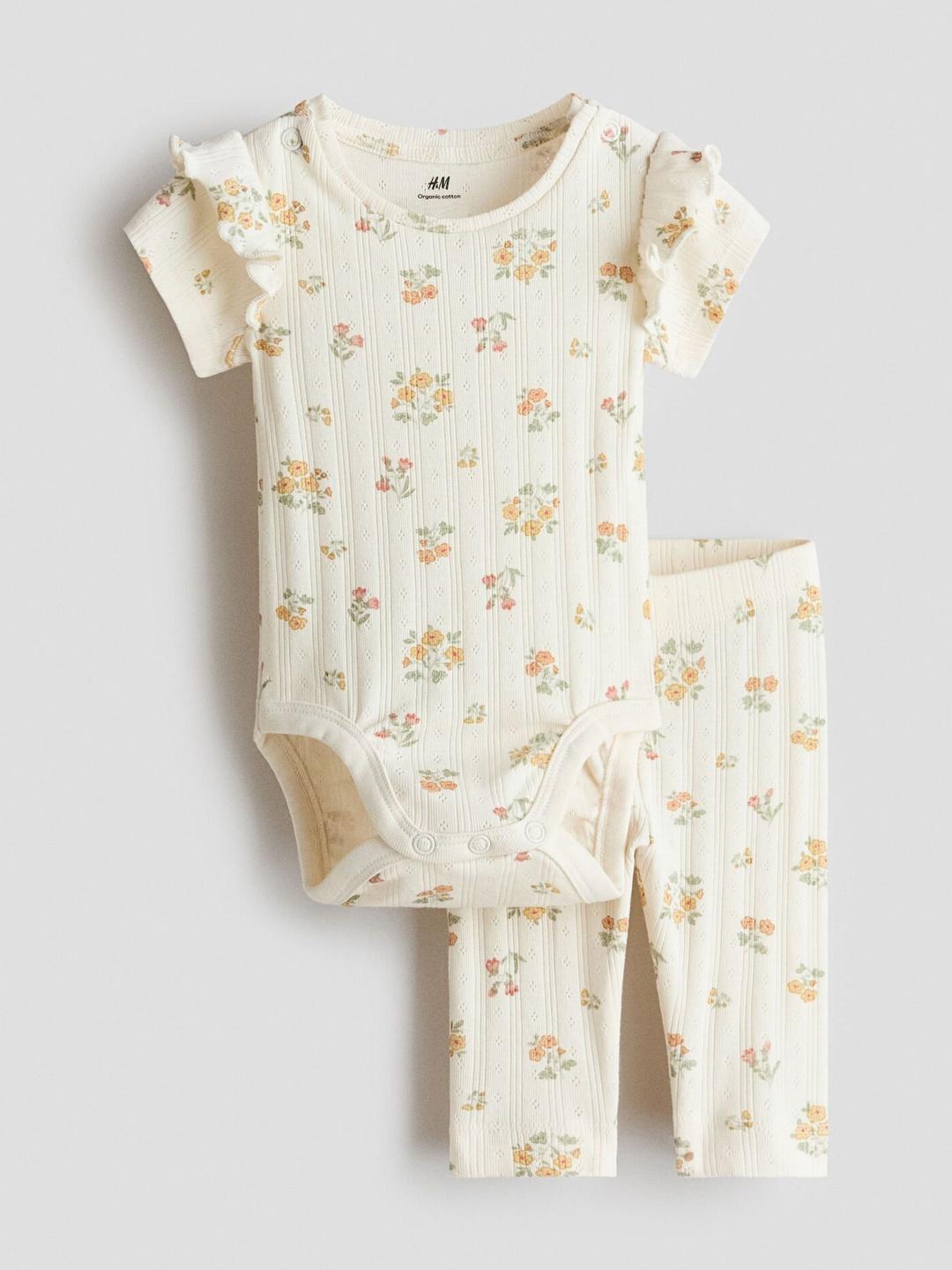 Buy H&M 2 Piece Printed Cotton Set - - Apparel for Girls