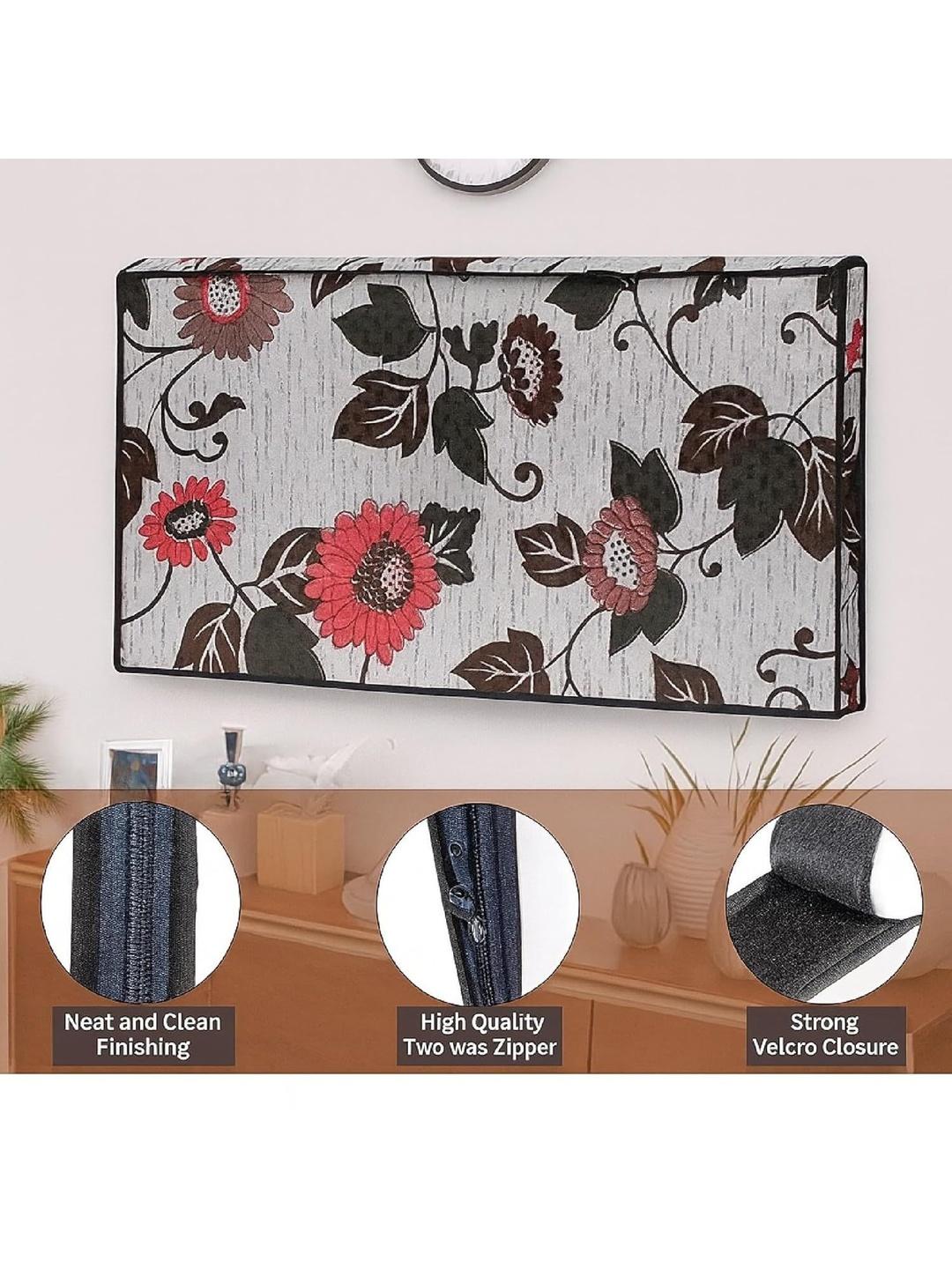 Buy Kalra Magic Off White Printed Dustproof & Waterproof 32 Inch Tv Cover - - Home for Unisex