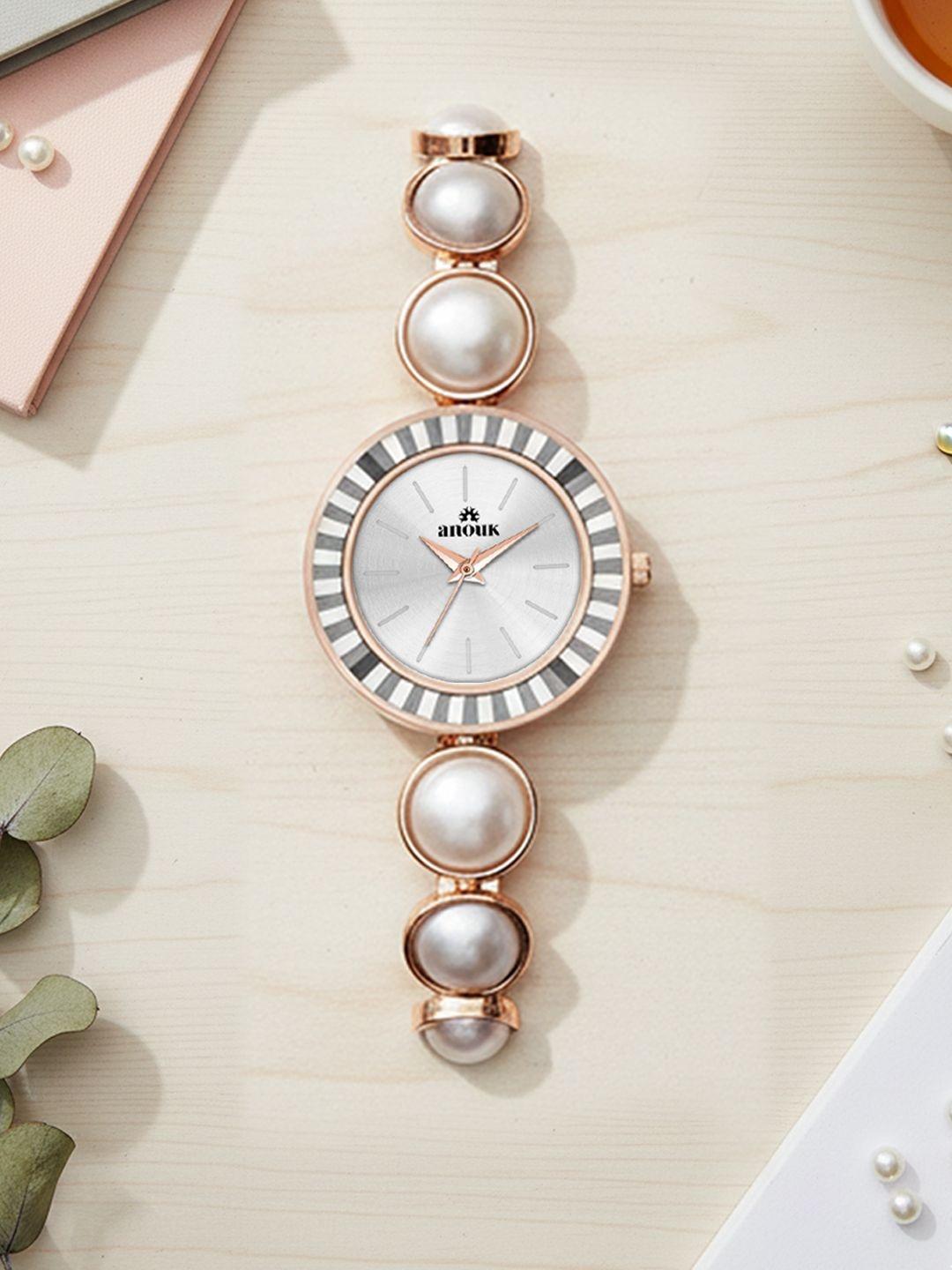 Buy Anouk Women Dial & Bracelet Style Straps Analogue Watch ANW 051 SL ...