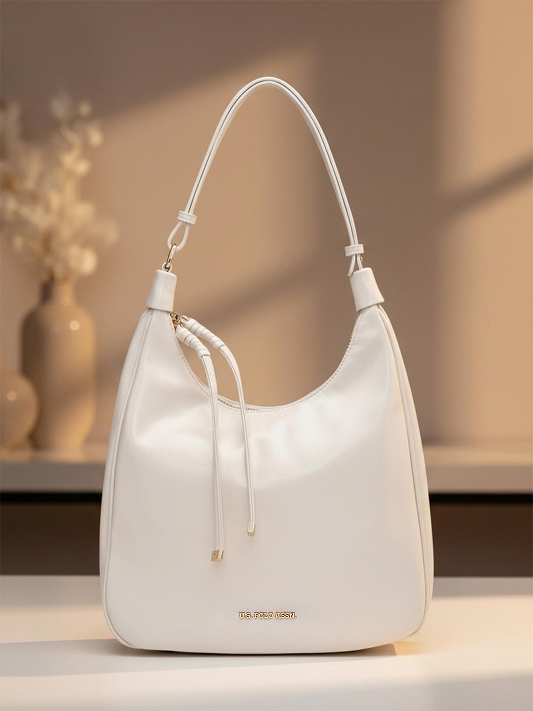 Buy U.S. Polo Assn. Women Solid Medium Half Moon Shoulder Bag - - Accessories for Women