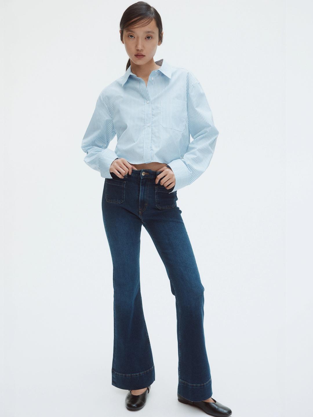 H&M Women Bootcut High Jeans