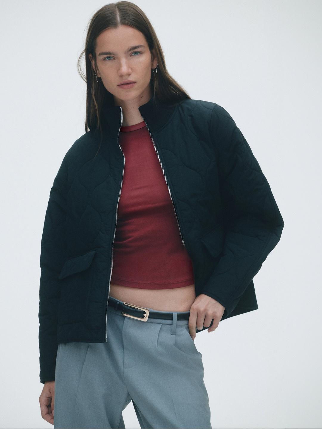 H&M Oversized Quilted Jacket