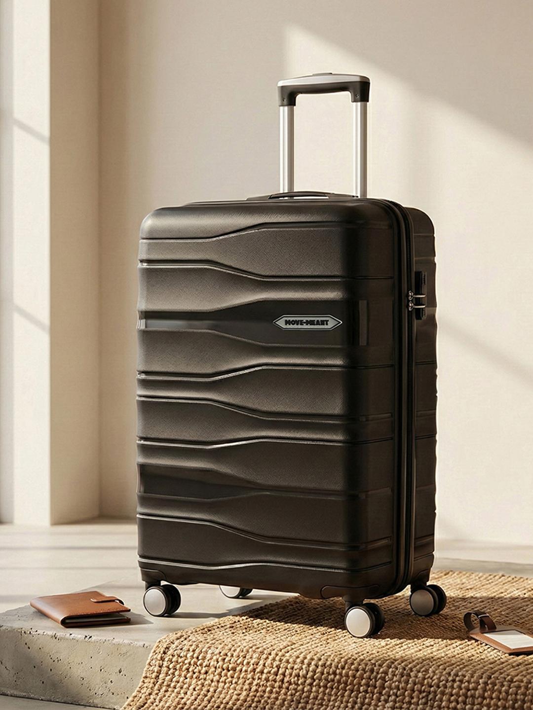 Buy MOVE MEANT Travelfy 55cm Polypropylene Trolley Bag 8 Wheels Spinner Number Lock -  - Accessories for Unisex