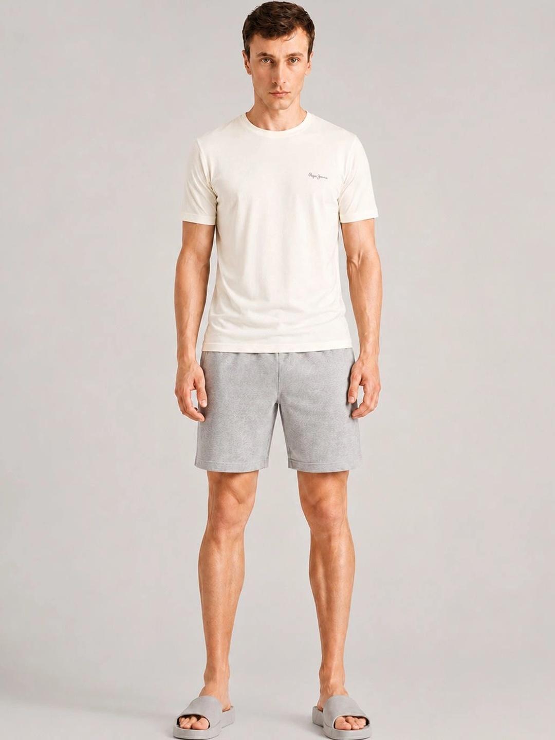 Buy Pepe Jeans Mens Cotton Round Neck Lounge Tshirts - - Apparel for Men