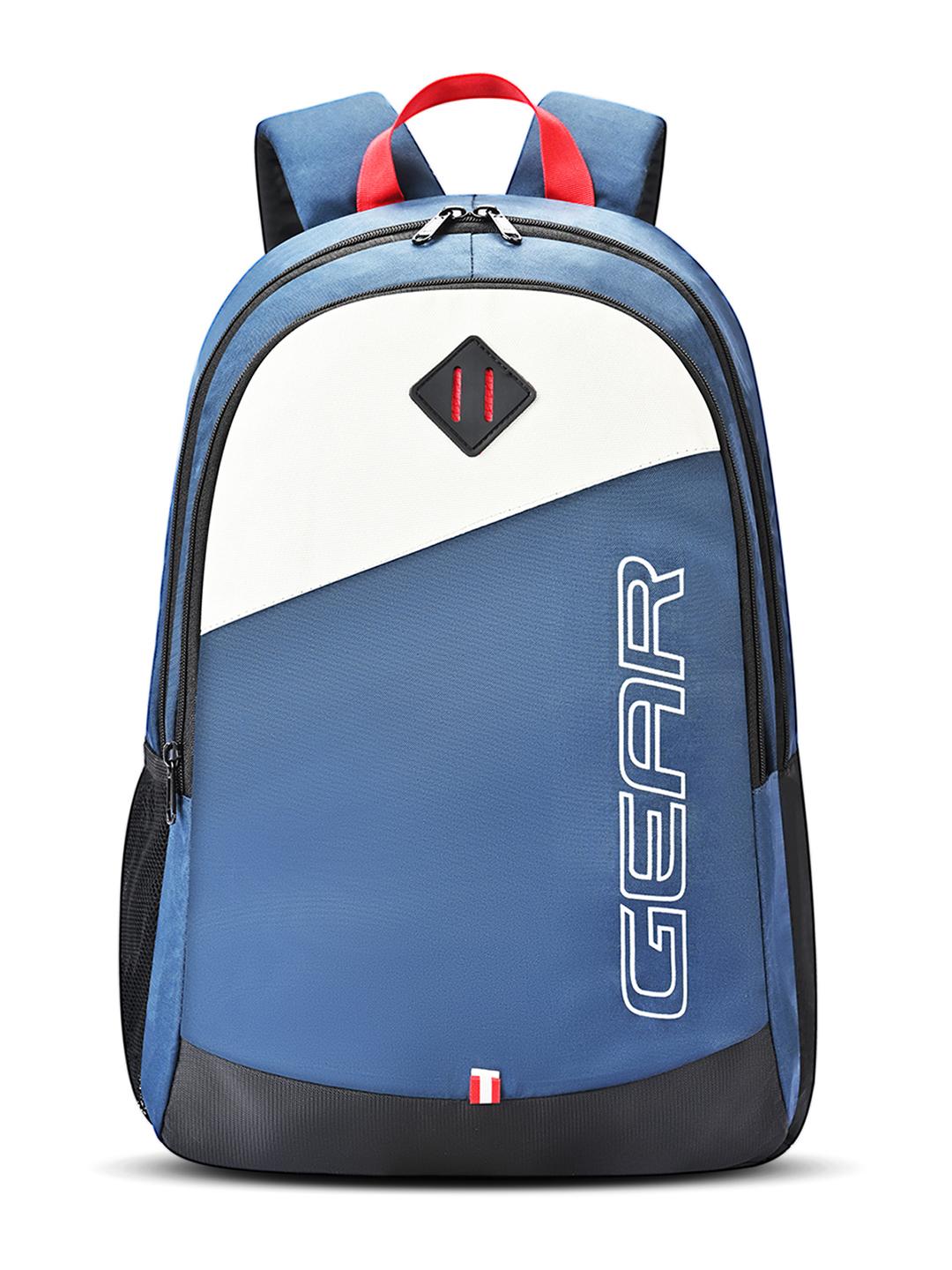 Buy Gear Colourblocked Small Ergonomic Water Resistant Structured Backpacks -  - Accessories for Unisex