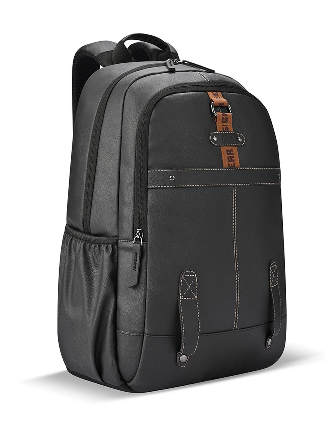 Buy Gear Unisex Classic 4 Faux Leather Backpack With Anti Theft -  - Accessories for Unisex