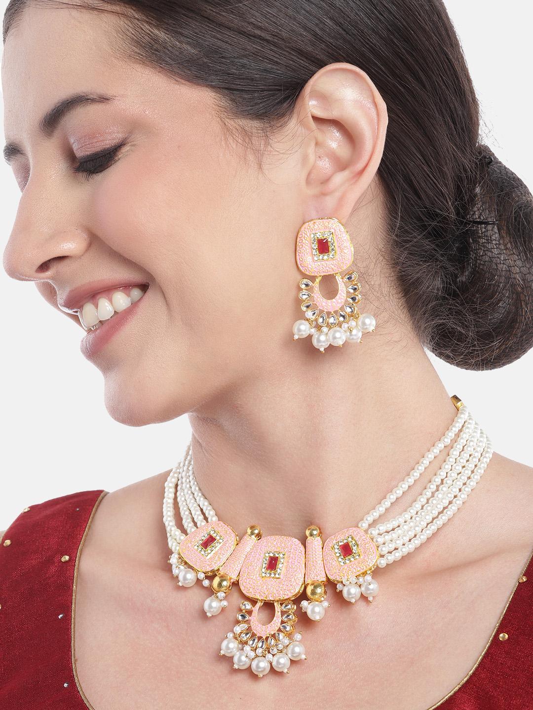 Buy Anouk Gold Plated Beaded Jewellery Set -  - Accessories for Women