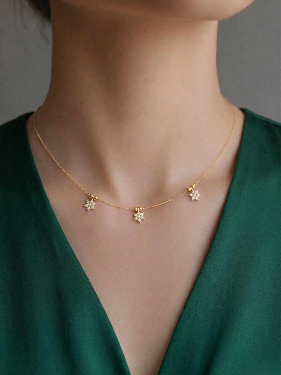 Buy Anouk Brass Gold Plated Choker Necklace -  - Accessories for Women