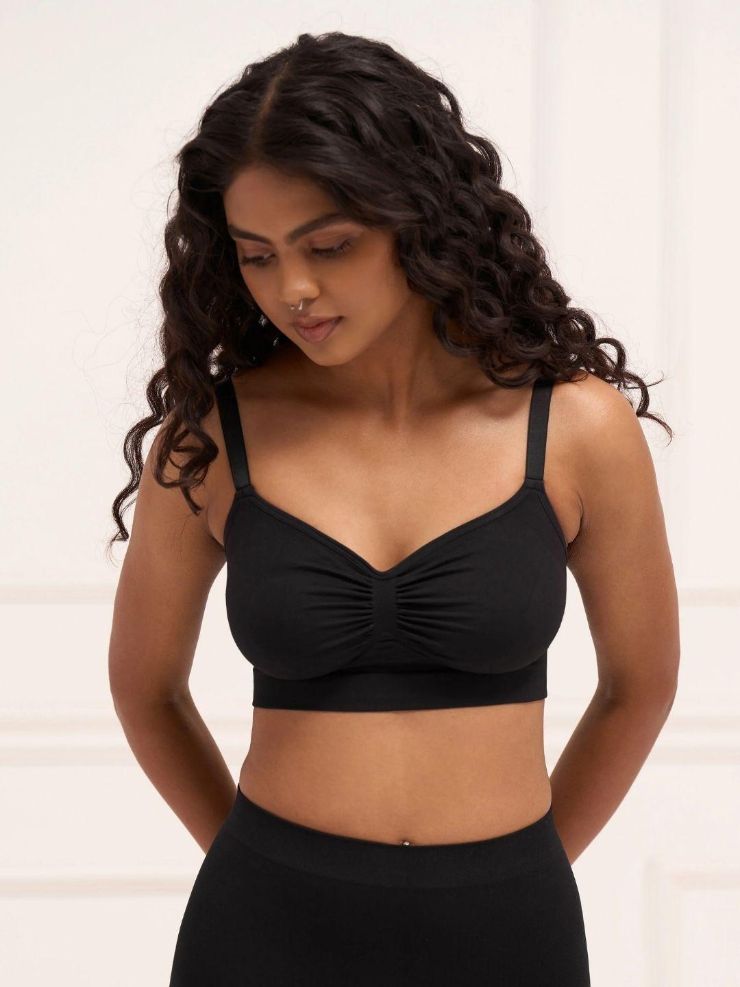 Underneat Women Everyday Seamless Full coverage Wireless Shaping Bra with Gentle Lift