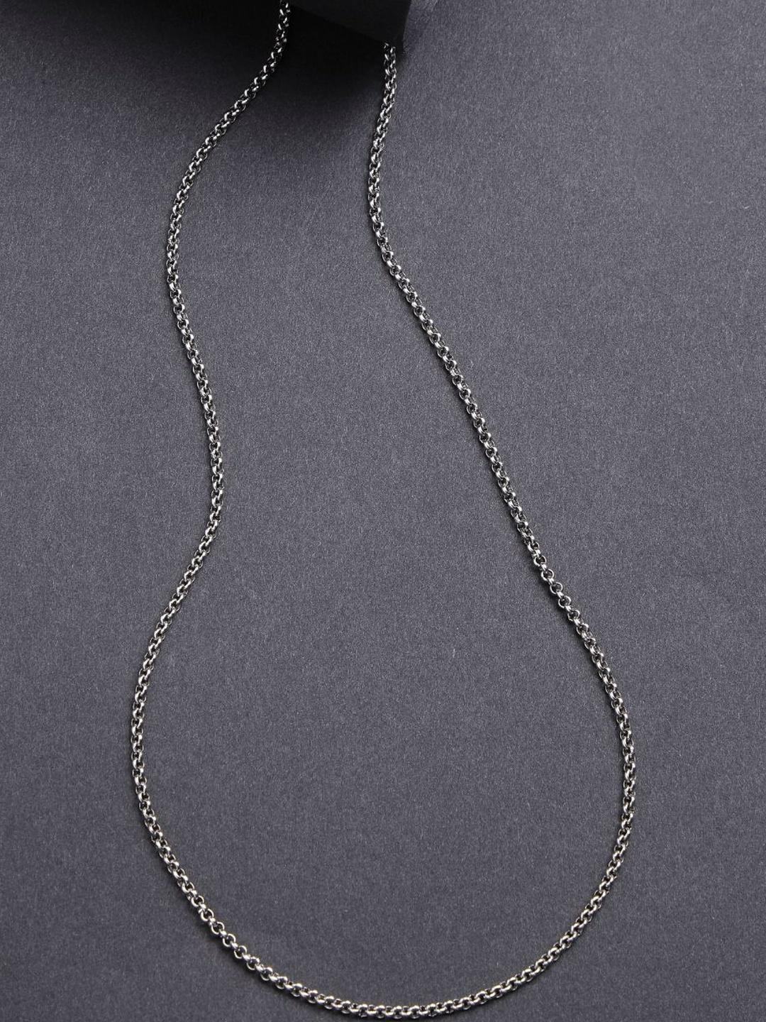 Buy Anouk Women Silver Plated German Silver Chain - - Accessories for Women