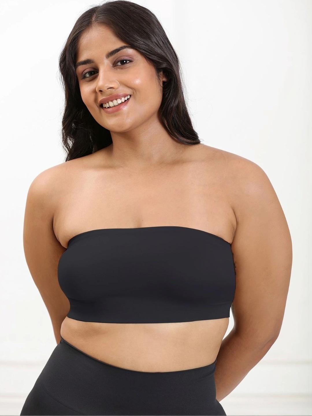 Buy Underneat Women Seamless Strapless Full Coverage Non Padded Bandeau Tube Bra - - Apparel for Women