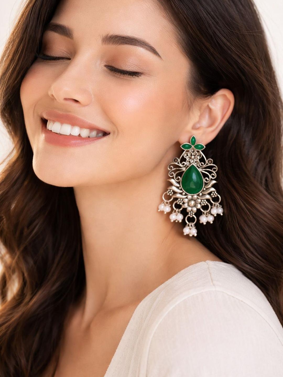 Buy Anouk Floral Drop Earrings -  - Accessories for Women