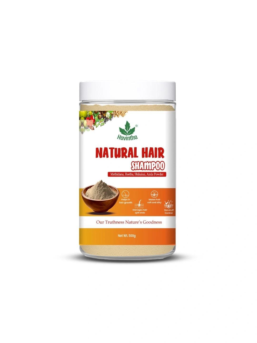 Buy Havintha Natural Hair Shampoo With Shikakai   500 G -  - Personal Care for Unisex