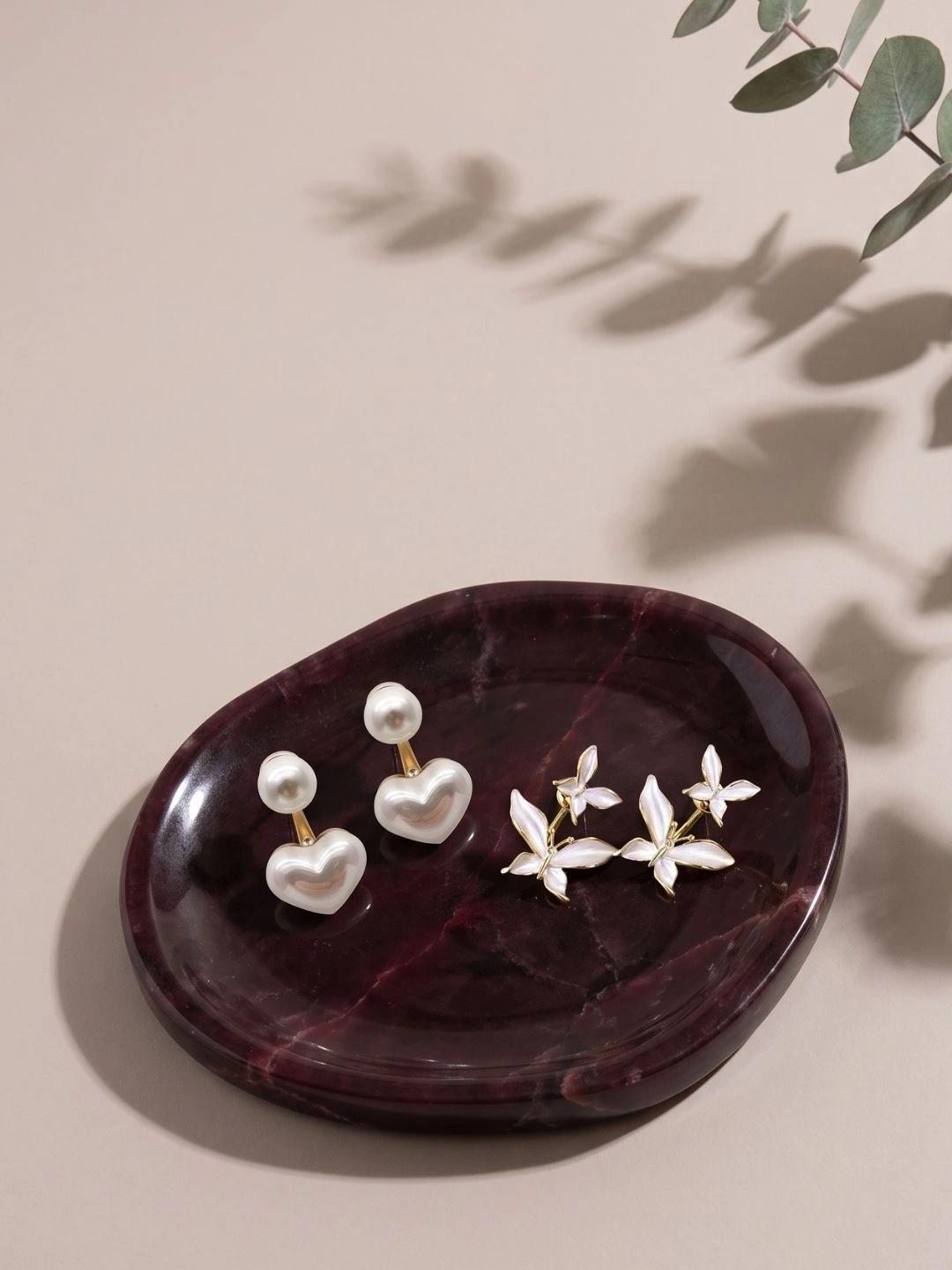 Buy Brandsoon Heart Shaped Drop Earrings - - Accessories for Women
