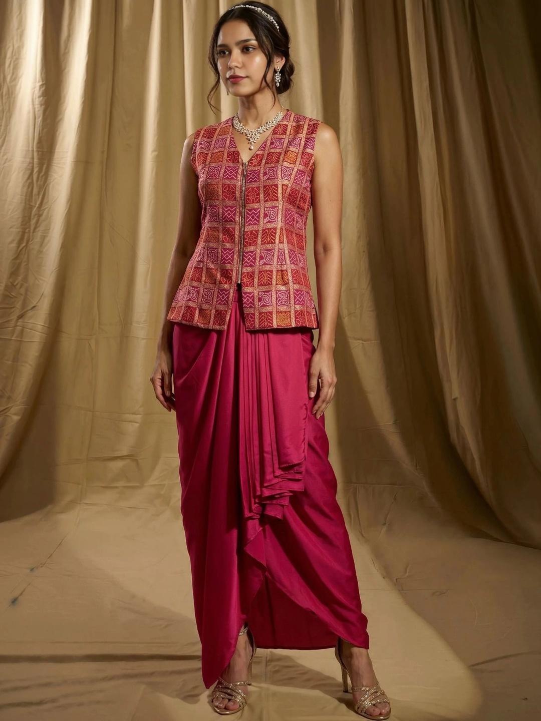 Buy BLUE PIEGEON Printed Top With Trousers - - Apparel for Women