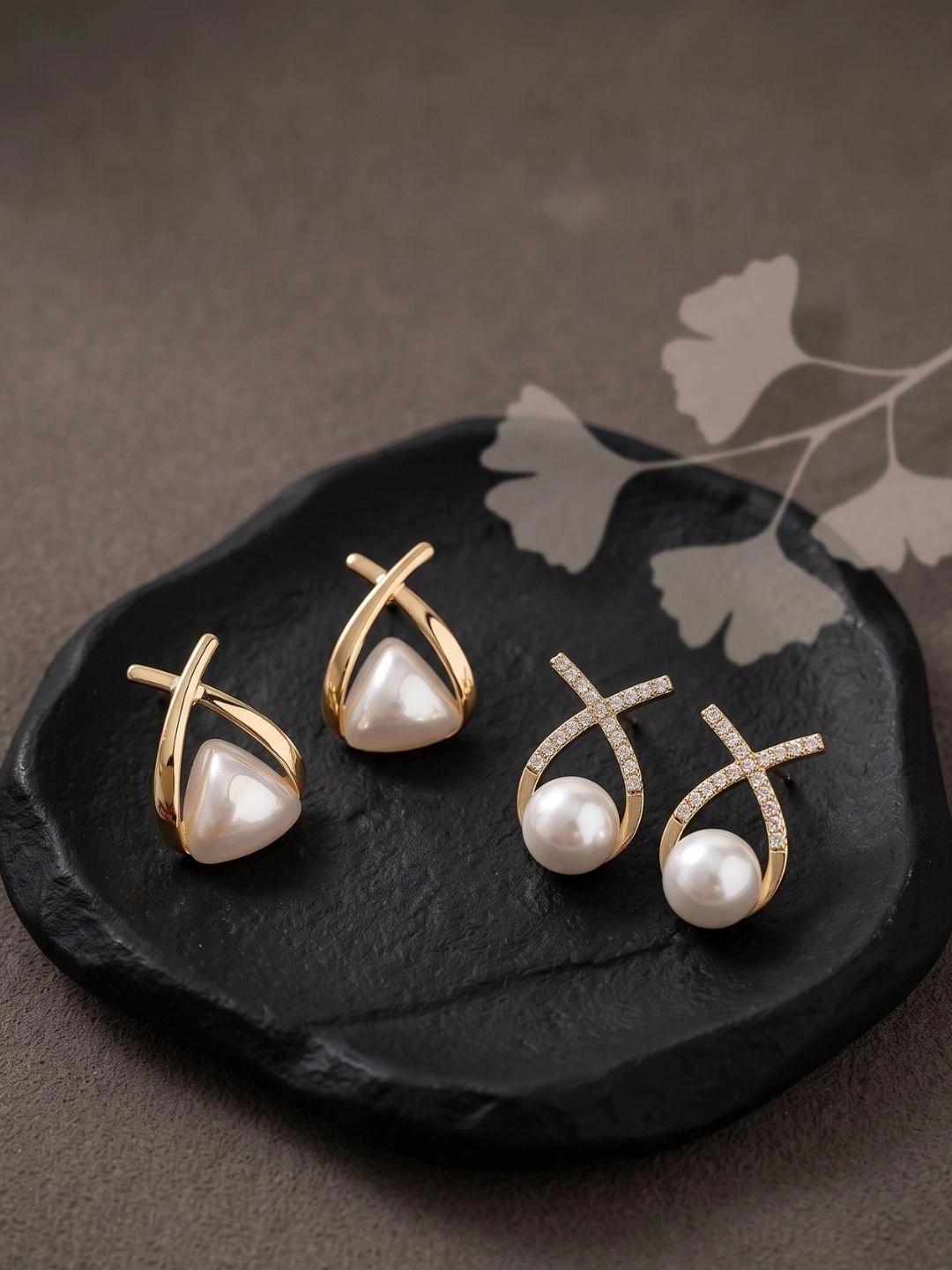 Buy Brandsoon Geometric Studs Earrings - - Accessories for Women