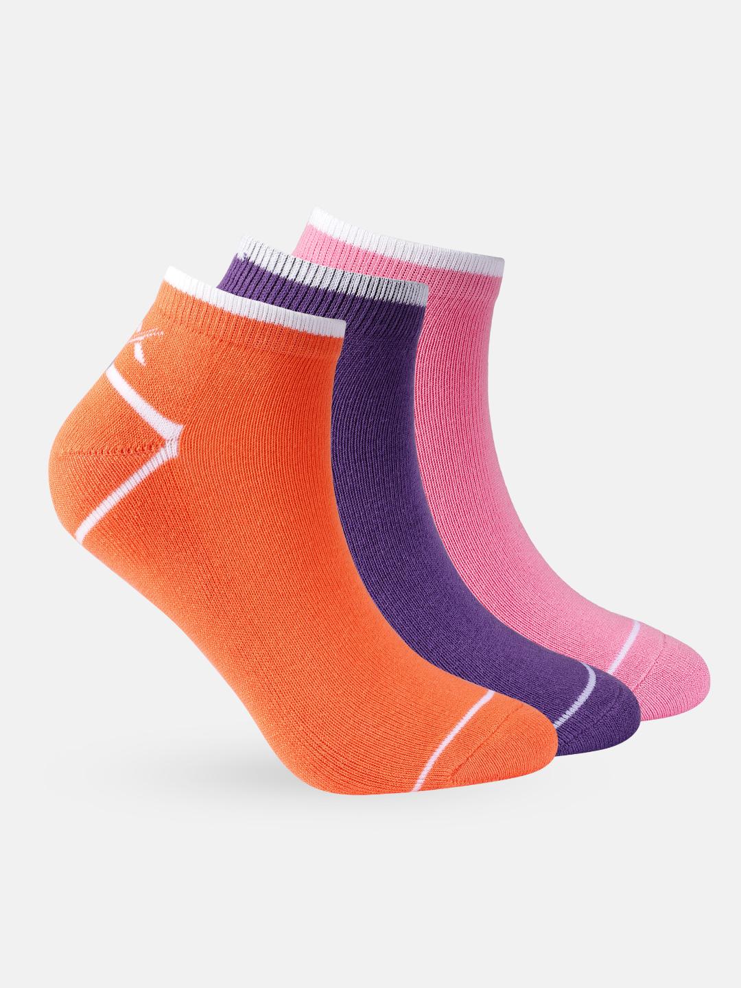 Buy HRX By Hrithik Roshan Women Ankle Length Pack Of 3 Terry Socks -  - Accessories for Women