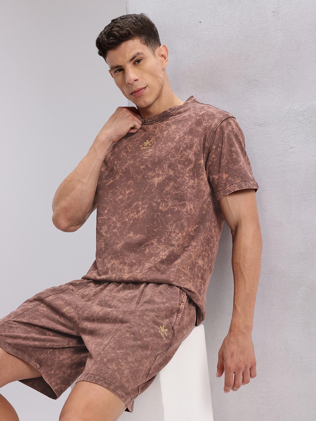 Buy HRX By Hrithik Roshan Pure Cotton Washed Co Ords - - Apparel for Men