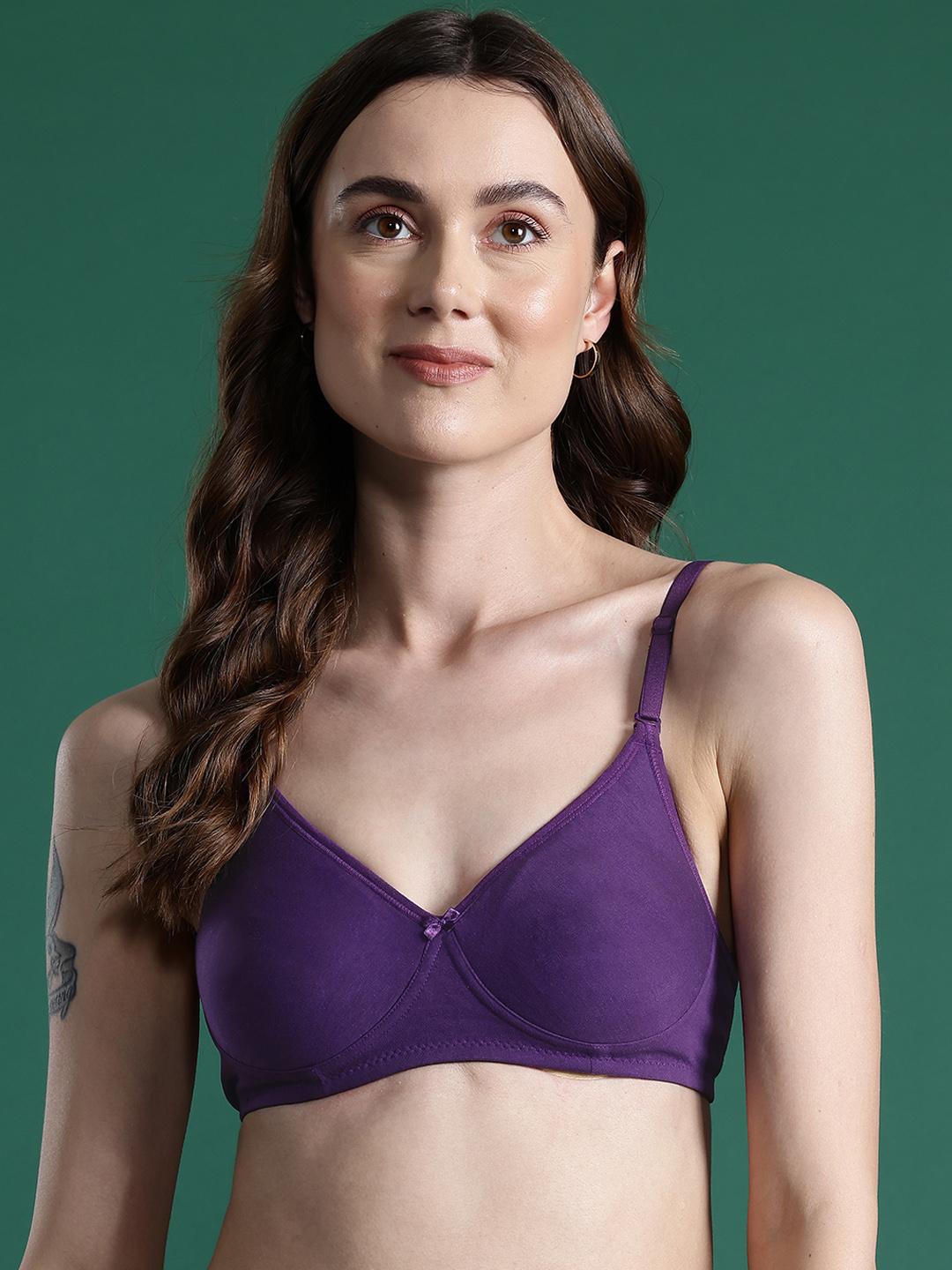Buy DressBerry Solid Full Coverage Non Padded Bra -  - Apparel for Women