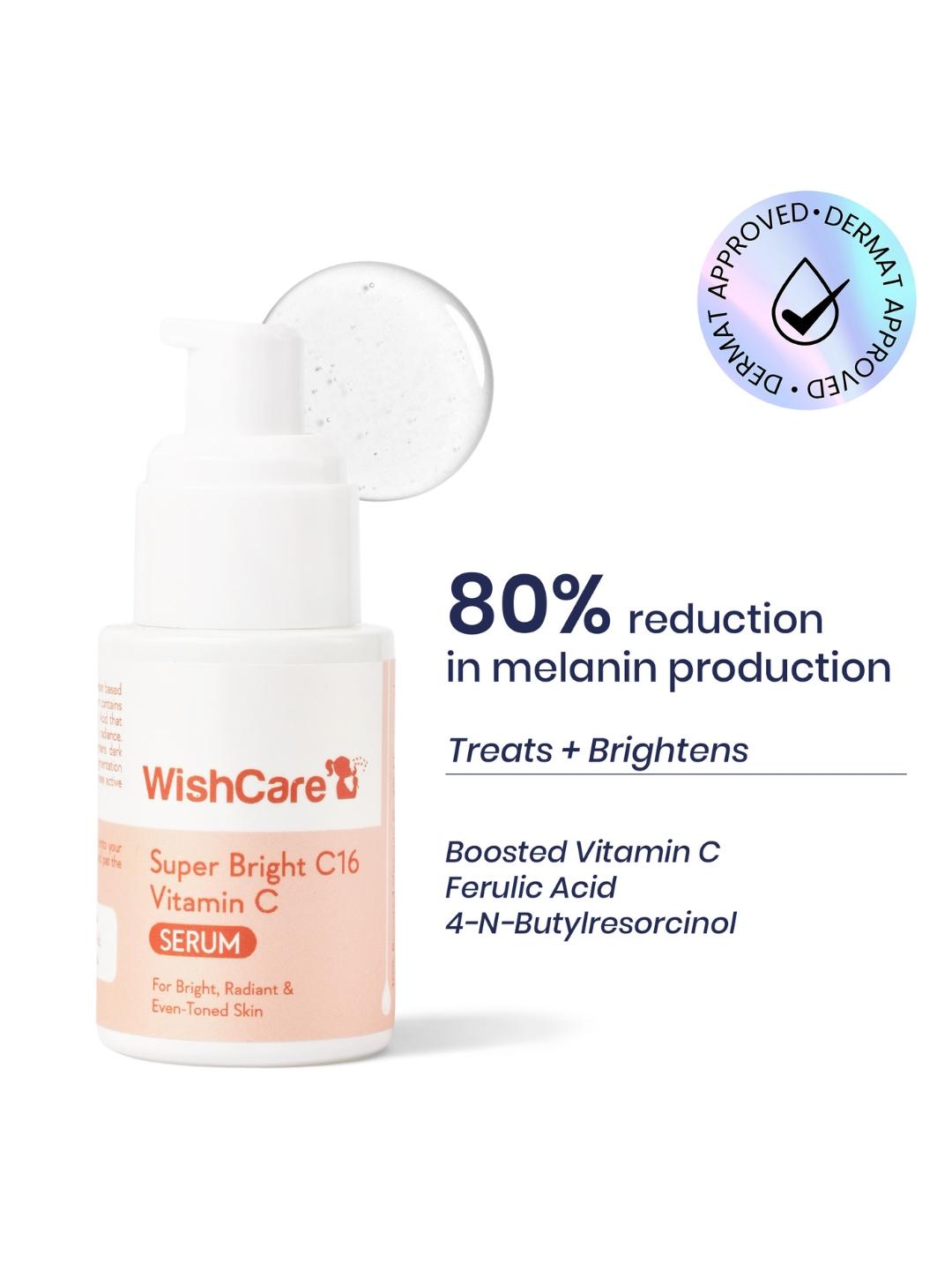 Buy WishCare Super Bright C16 Boosted Vitamin C Serum For Face & Glowing Skin   30ml -  - Personal Care for Unisex