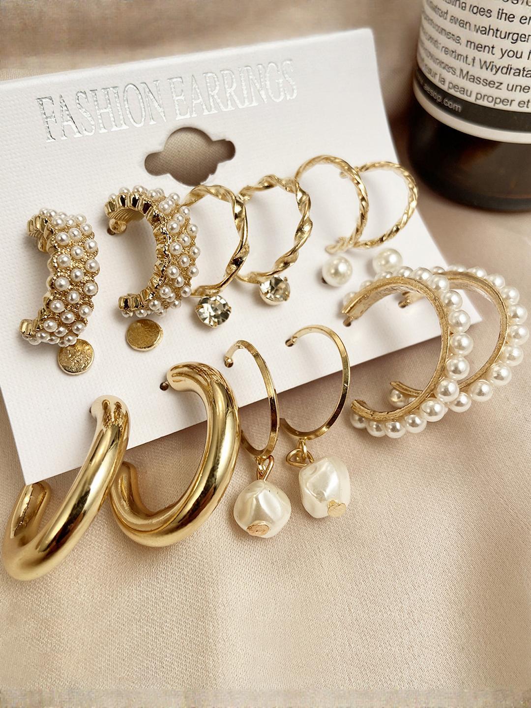 Buy DressBerry Gold Plated Hoop  Earrings -  - Accessories for Women